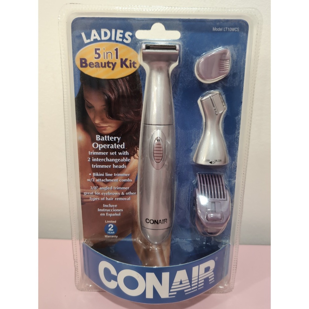 NEW Conair Ladies 2-in-1 Grooming Center Model LT10WCS BATTERY OPERATED